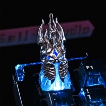 WOW Commander Helm Metal / Resin Artisan Keycaps for Mechanical Gaming Keyboard